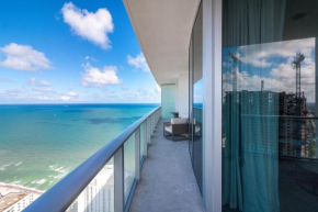 Ocean view corner unit rental Hyde Beach Resort 27th floor Miami